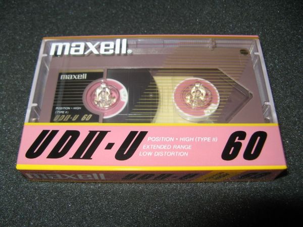 Аудиокассета Maxell UDII-U 60 (JP) (1985 - 1987 г.)