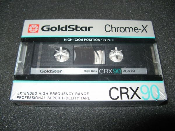 Аудиокассета GoldStar CRX 90 (EU) (1986 - 1988 г.)