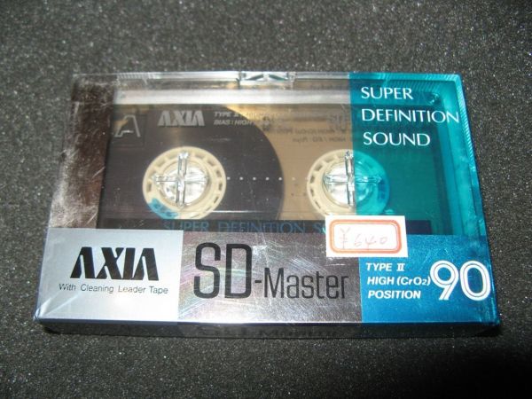 Аудиокассета AXIA SD Master 90 (JP) (1985 - 1986 г.)