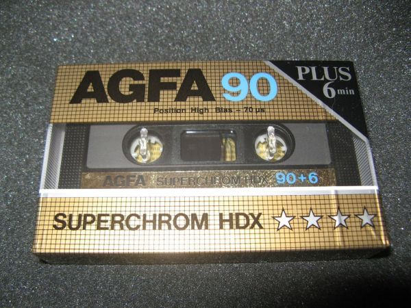 Аудиокассета AGFA SuperChrom HDX 90 (1985 - 1986 г.)