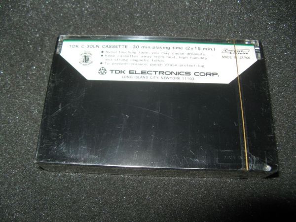 Аудиокассета TDK LN С-30 (US) (1972 - 1973 г.)