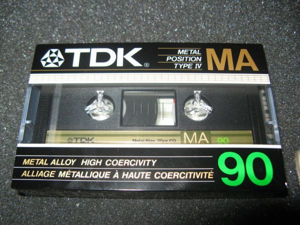 Аудиокассета TDK MA 90 (US) (1985 - 1986 г.)