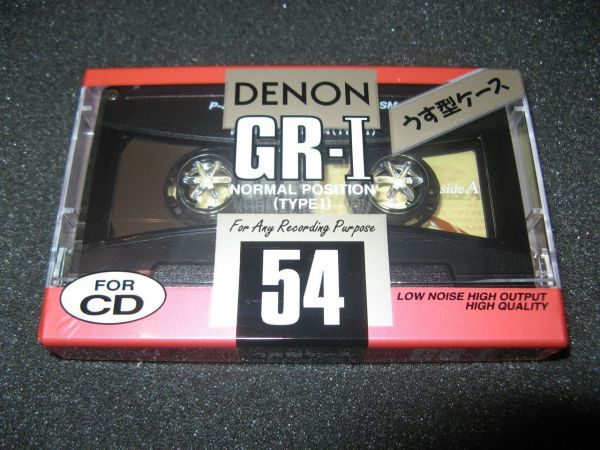 Аудиокассета Denon GR-1 54 (JP) (1992 - 1993 г.)