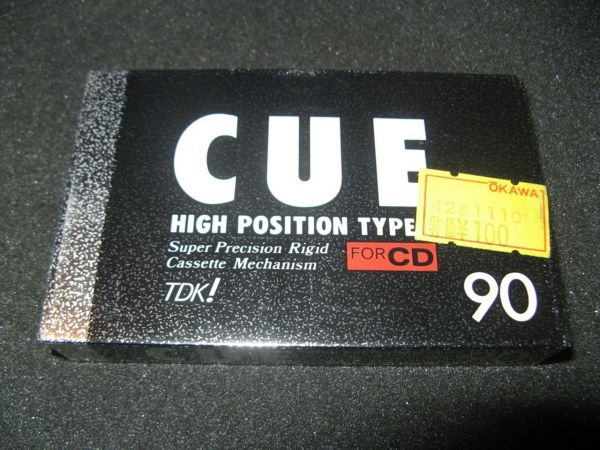 Аудиокассета TDK CUE BLACK 90 (JP) (1989 г.)