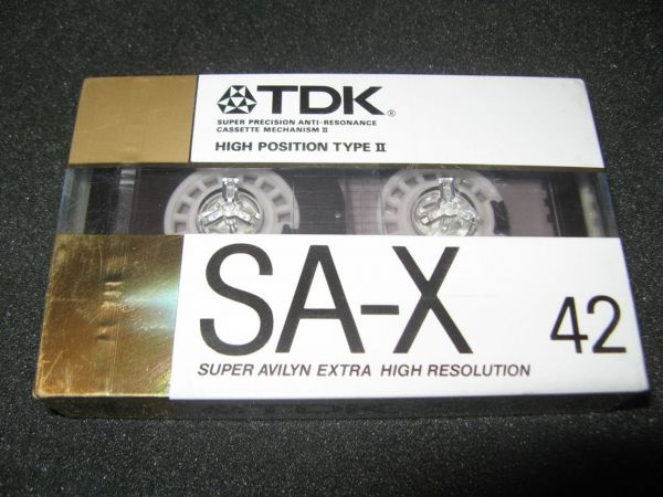 Аудиокассета TDK SA-X 42 (JP) (1987 - 1988 г.)
