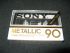 Аудиокассета Sony Metallic 90 (EU) (1978 - 1981г.)