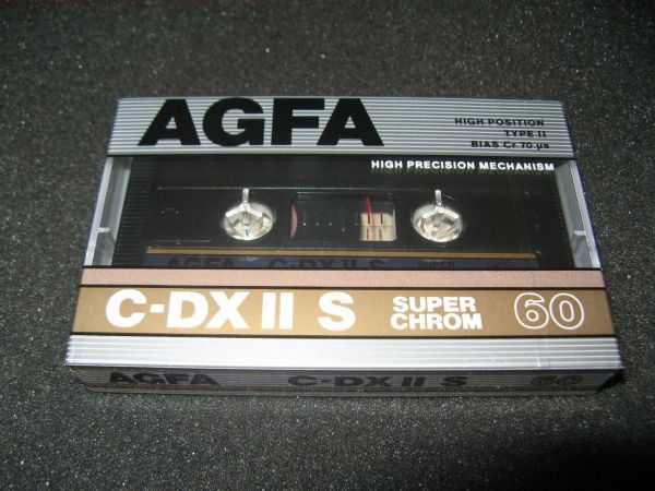 Аудиокассета Agfa C DX IIS 60 (1987 - 1989 г.)