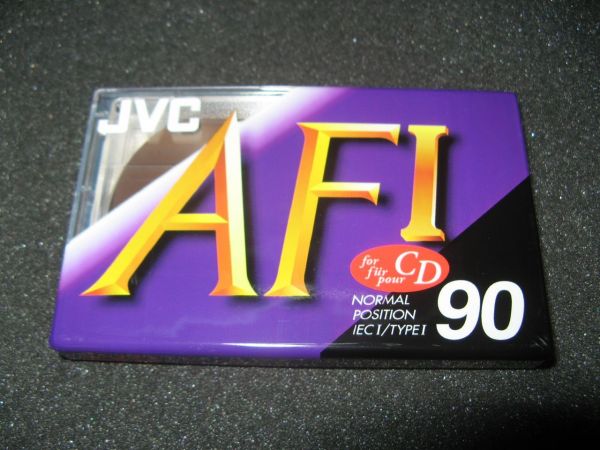 Аудиокассета JVC AF I 90 (Американский рынок) (1992 - 1994г.)