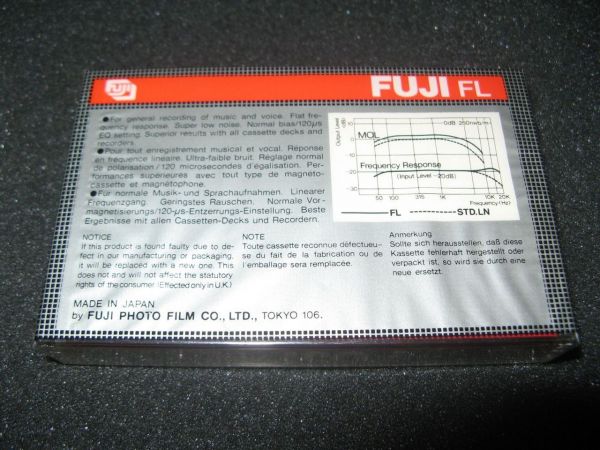 Аудиокассета Fuji FL 90 (Европейский рынок) (1980 - 1981г.)