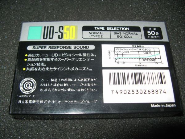 Аудиокассета Hitachi UD-S 50 (Японский рынок) (1988 - 1989г.)