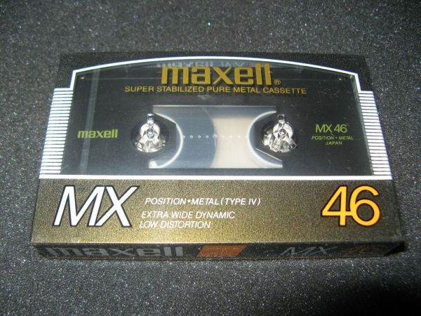 Аудиокассета Maxell MX 46 (Японский рынок) (1985 - 1987 г.)