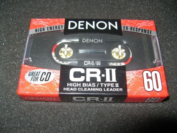 Аудиокассета Denon CR-II 60 (EU) (1994 - 1996 г.)