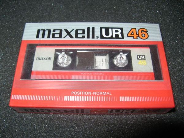 Аудиокассета Maxell UR 46 (JP) (1985 - 1987 г.)