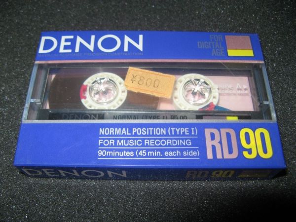 Аудиокассета Denon RD 90 (JP) (1986 г.)