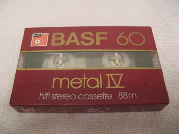 Аудиокассета Basf Metal IV 60 (EU) (1982 - 1983 г.)