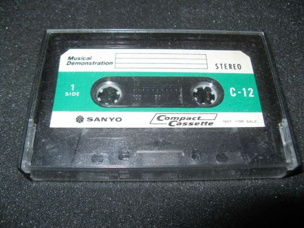 Аудиокассета Sanyo c-12 (Demo Cassete)
