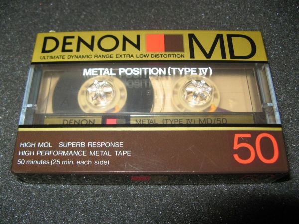 Аудиокассета Denon MD 50 (JP) (1985 г.)