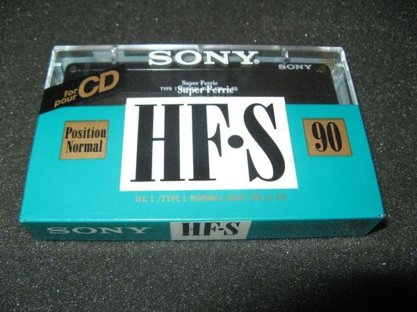 Аудиокассета Sony HF-S 90 (EU) (1992 - 1994 г.)