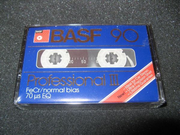 Аудиокассета BASF Profesional III 90 (US) (1980 - 1981 г.)