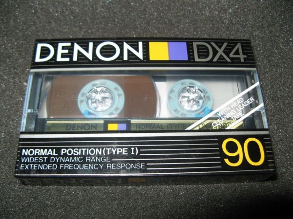 Аудиокассета DENON DX4 90 (US) (1985 - 1986 г.)