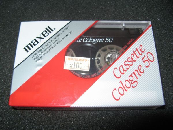Аудиокассета Maxell Cassette Cologne 50 (JP) (1988 - 1989 г.)
