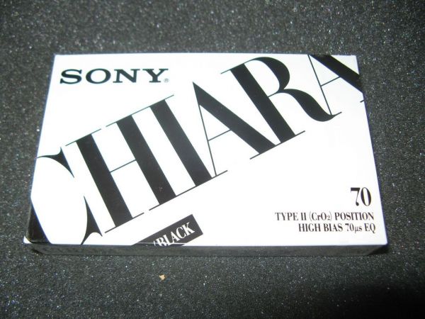 Аудиокассета Sony CHIARA 70 (JP) (1989 г.)