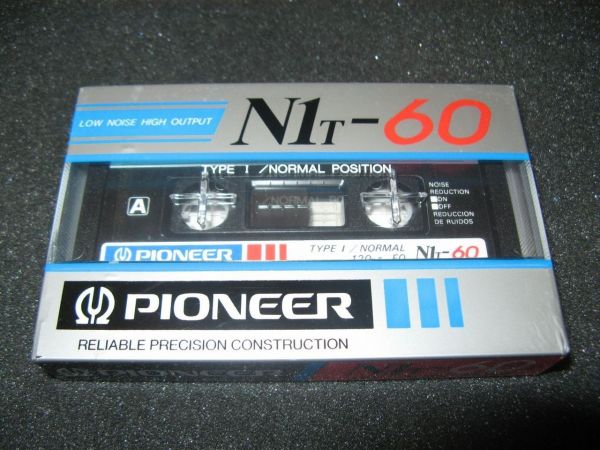 Аудиокассета Pioneer N1t 60 (1984 г.)