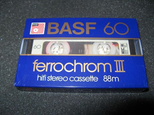 Аудиокассета Basf FERROCHROM III 60 (EU) (1981 г.)