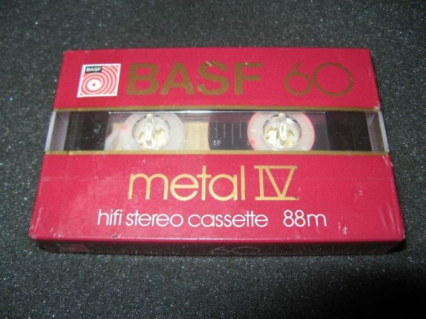 Аудиокассета BASF Metal IV 60 (EU) (1981 г.)