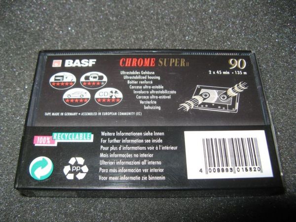 Аудиокассета Basf Chrome Super II 90 (EU) (1993 - 1994 г.)