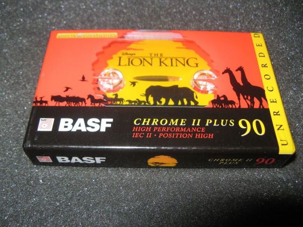 Аудиокассета Basf LION KING 90 (EU) (1995 - 1997 г.)