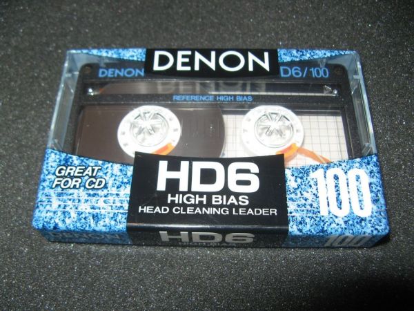 Аудиокассета Denon HD 6 100 (US) (1990 - 1991 г.)