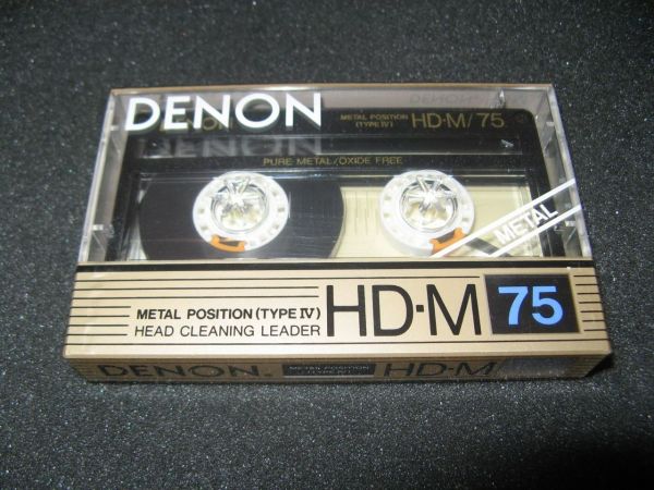 Аудиокассета Denon HD-M 75 (US) (1988 - 1990 г.)