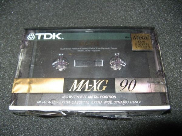 Аудиокассета TDK MA-XG 90 (EU) (1990 - 1991 г.)