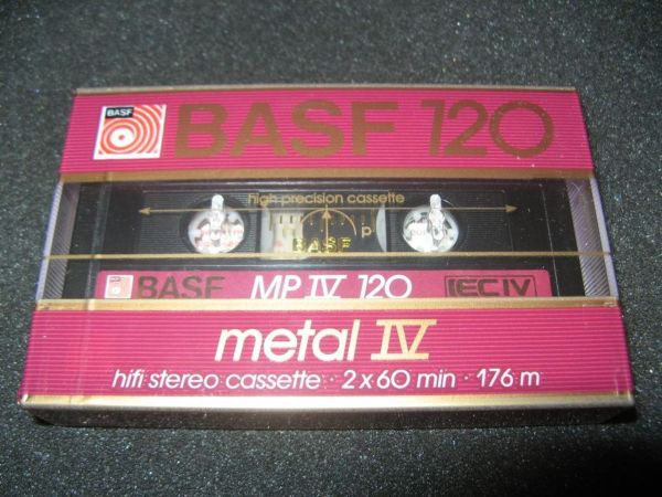 Аудиокассета BASF Metal IV 120 (EU) (1985 - 1987 г.)