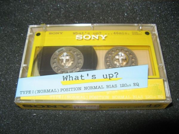 Аудиокассета SONY What's Up Yellow 46 (JP) (1985 г.)