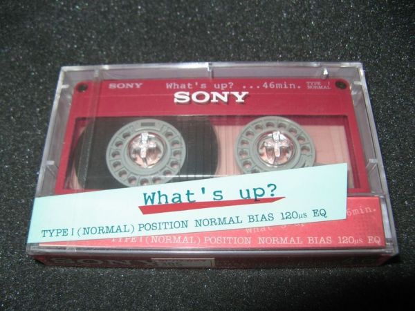 Аудиокассета SONY What's Up Red 46 (JP) (1985 г.)