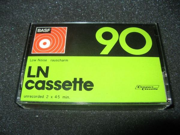 Аудиокассета BASF LN 90 (JP) (1974 - 1977 г.) unsealed