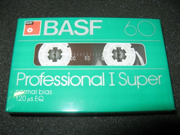 Аудиокассета BASF PROFESSIONAL I 60 super