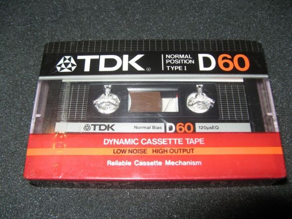 Аудиокассета TDK D 60 (JP) (1984 г.)