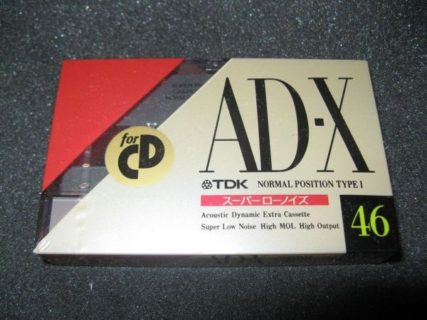 Аудиокассета TDK AD-X 46 (JP) (1990 г.)