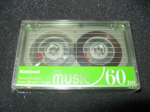 Аудиокассета National DS For Music 60 Green (JP) (1982 - 1983 г.)