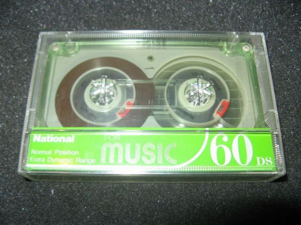 Аудиокассета National DS For Music 60 Green (JP) (1982 - 1983 г.)