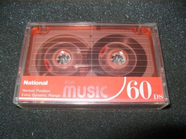 Аудиокассета National DS For Music 60 Red (JP) (1982 - 1983 г.)