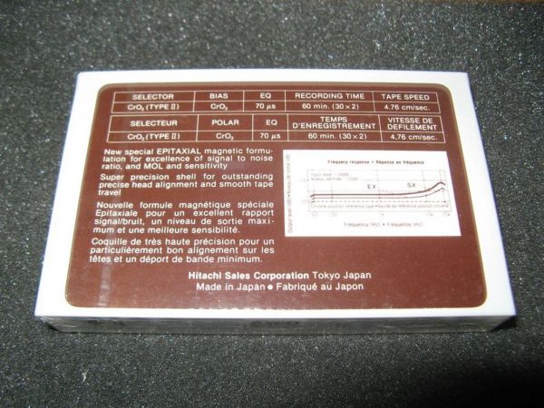 Аудиокассета Hitachi SX 60 (EU) (1988 - 1989 г.)