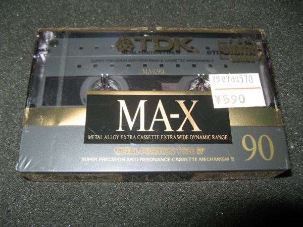 Аудиокассета TDK MA-X 90 (JP) (1990 - 1991 г.)