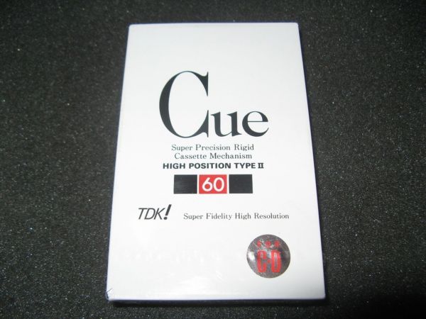 Аудиокассета TDK CUE WHITE 60 (JP) (1989 г.)