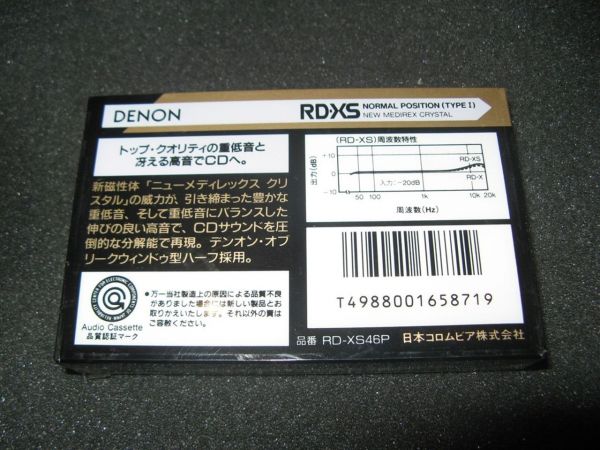 Аудиокассета DENON RD-XS 46 (JP) (1989 г.)