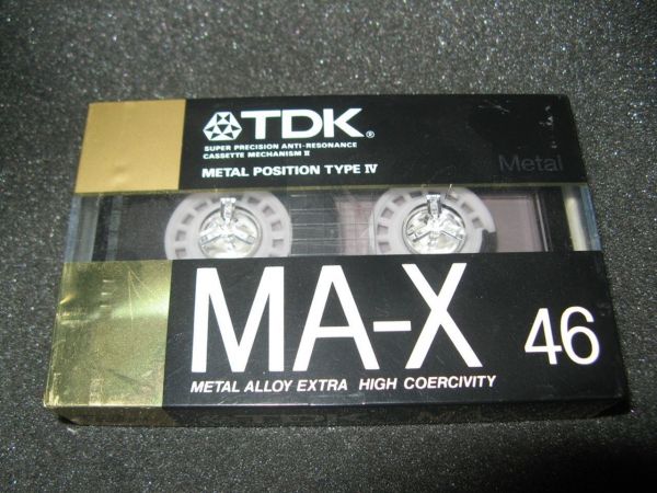 Аудиокассета TDK MA-X 46 (JP) (1987 - 1988 г.)