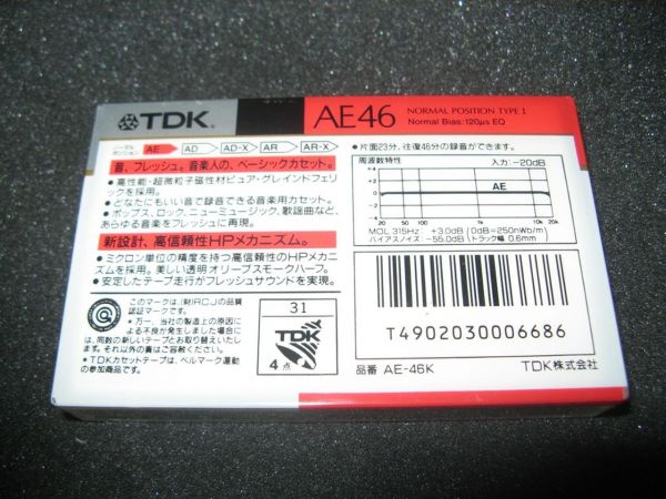 Аудиокассета TDK AE 46 (JP) (1991 г.)